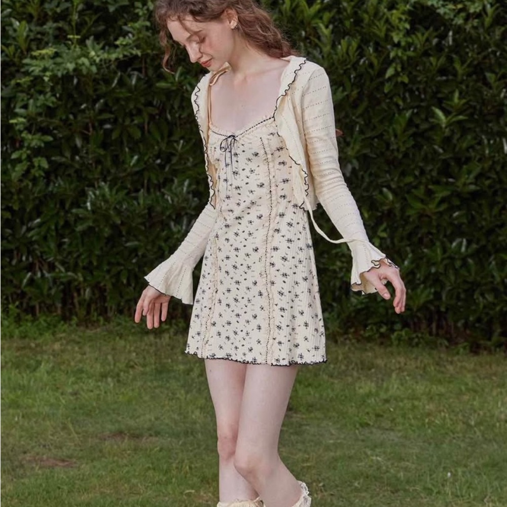 Lacemade Blueberry Dress and Cardigan